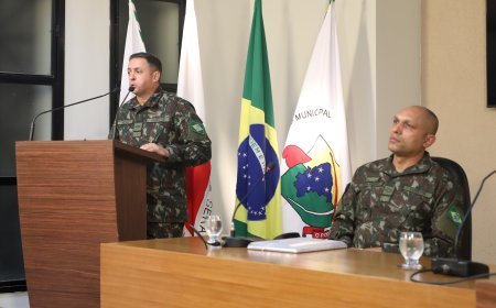 Tiro de Guerra de Viçosa apresenta demandas na Câmara e propõe passe livre para atiradores