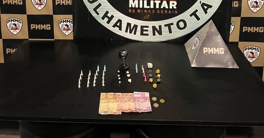 PM prende dois suspeitos de tráfico de drogas em Viçosa
