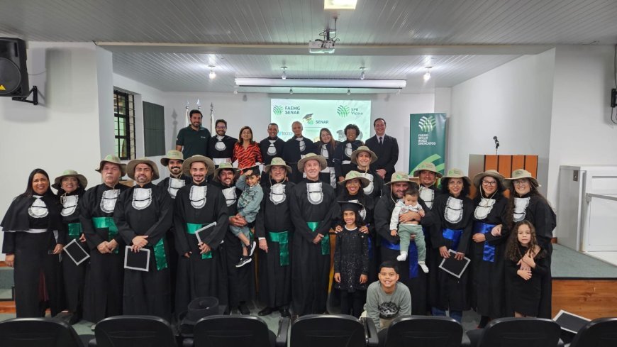 Polo Senar de Viçosa forma 34 novos técnicos para o setor agropecuário