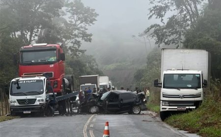 Acidente envolvendo diversos veículos deixa um morto na rodovia MG-482