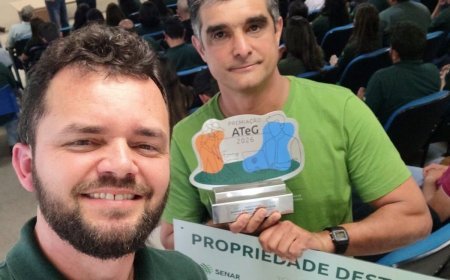 Produtor da região é premiado por produtividade pelo Senar
