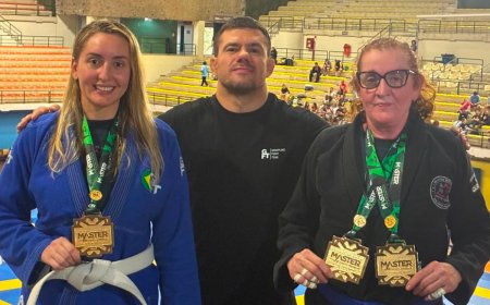 Três títulos no torneio internacional de BJJ