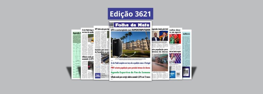 Confira as NOTÍCIAS DO DIA! Folha da Mata 3621 - 13/07/2026