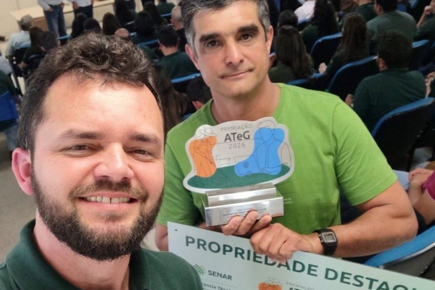 Produtor da região é premiado por produtividade pelo Senar
