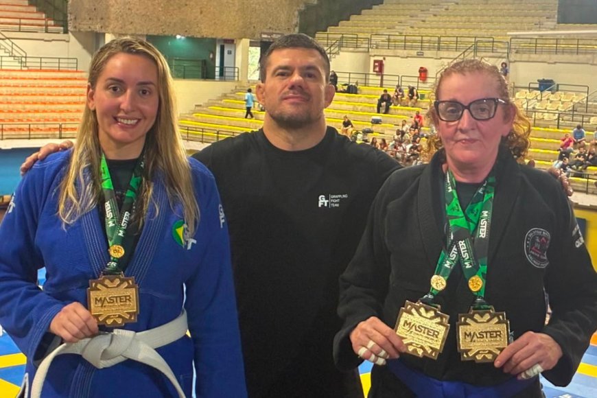 Três títulos no torneio internacional de BJJ