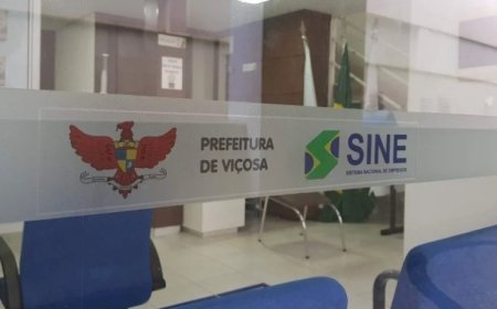 Sine Viçosa oferta mais de 200 vagas de emprego nesta segunda-feira