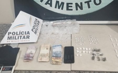 Dupla presa por tráfico na rua Dom Silvério