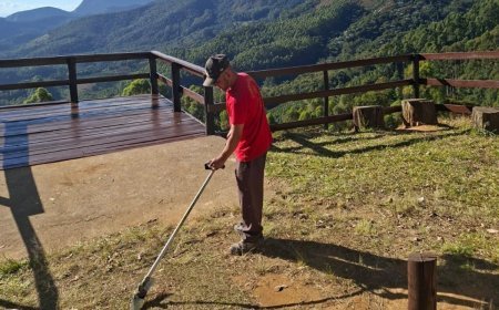 Araponga revitaliza Mirante Caminhantes do Brigadeira