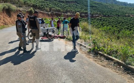 Motoqueiro morre em acidente na zona rural de Cajuri