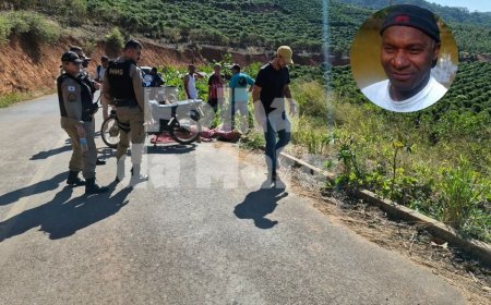 Motoqueiro morre em acidente na zona rural de Cajuri