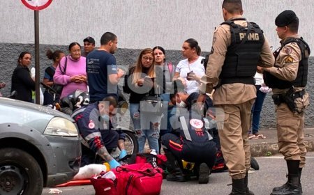 Motoqueiro sem habilitação se envolve em colisão com caminhonete em Viçosa