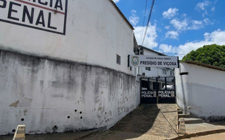 Polícia apreende três celulares após vídeos em cela no Presídio de Viçosa