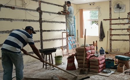 Escola Municipal Ministro Edmundo Lins passa por reforma