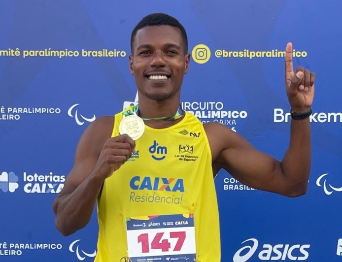 São-miguelense é ouro em circuito internacional paralímpico