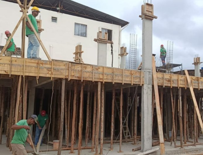 Avançam as obras da Delegacia de Atendimento à Mulher de Viçosa