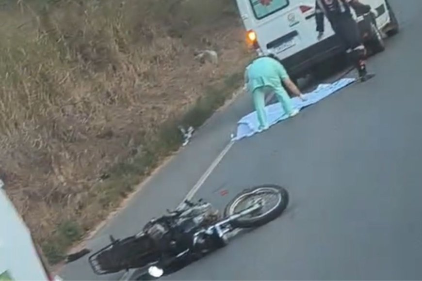 Motoqueiro morre após colisão com caminhão na MGC-120
