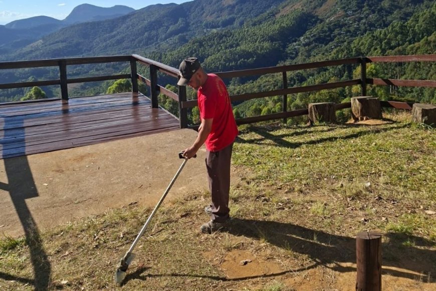 Araponga revitaliza Mirante Caminhantes do Brigadeira