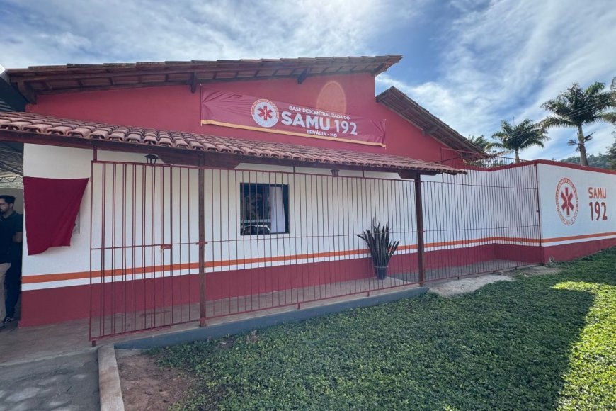 Ervália inaugura nova base do Samu