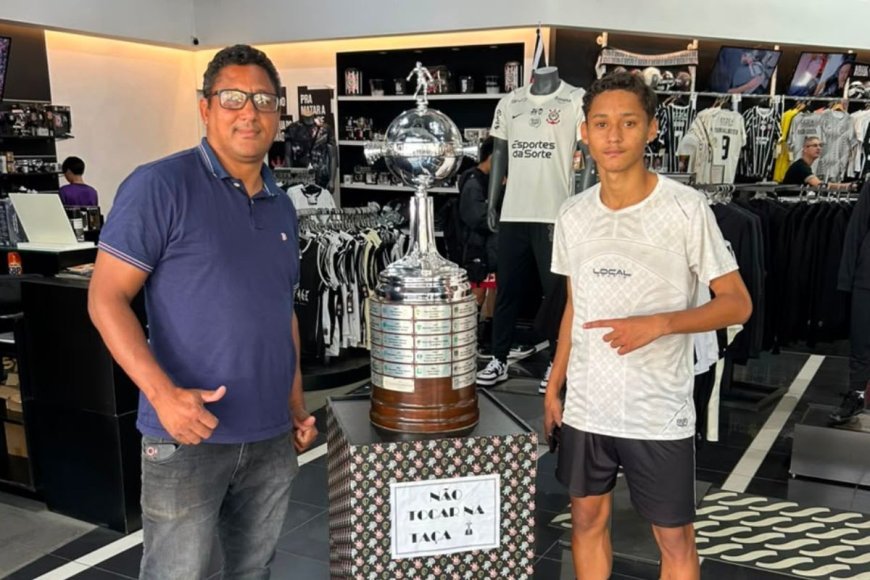 Viçosense de 16 anos faz testes na base do Corinthians