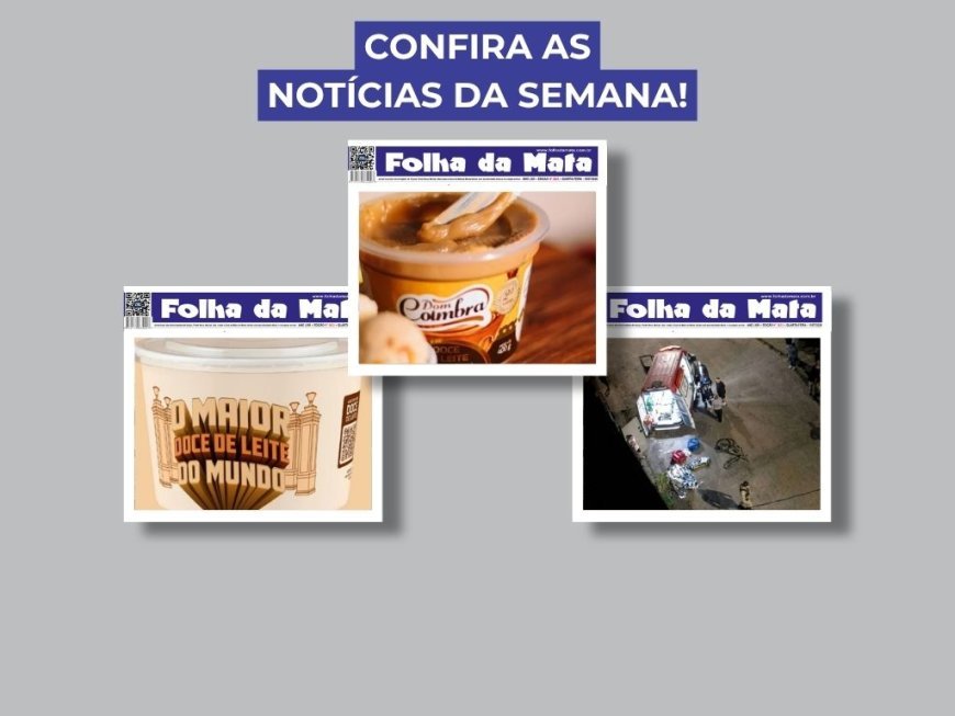 NOTÍCIAS DA SEMANA! Confira o que aconteceu em Viçosa e região