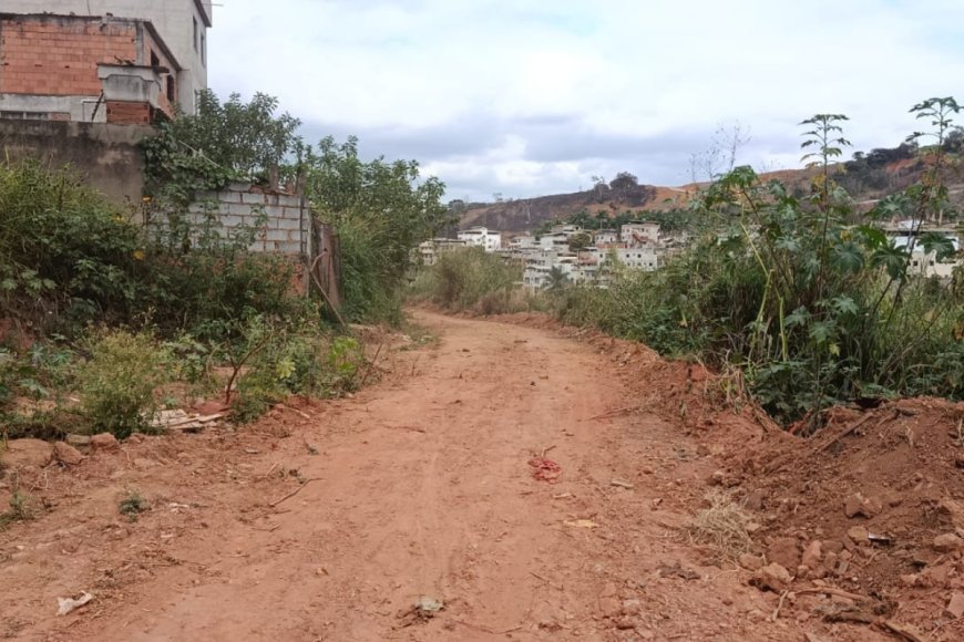 PMV realiza limpeza em trecho da antiga linha férrea entre Laranjal e Portugueses