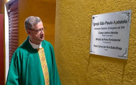 Celebração marca reinauguração da Igreja São Paulo Apóstolo em Viçosa