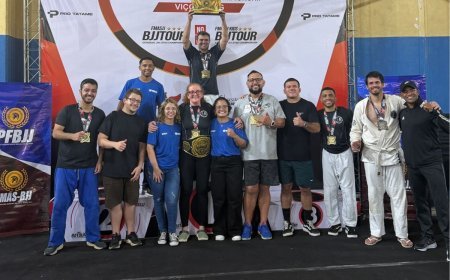 Viçosa recebe etapa estadual de Jiu-Jitsu e equipe local conquista título por equipes