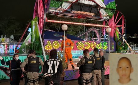 Adolescente morre após ser atingido por brinquedo em parque de diversões em Muriaé