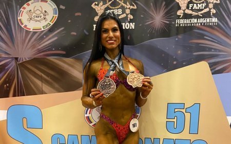 Viçosense conquista dois pódios no Sul-Americano de Fisiculturismo