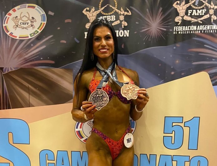 Viçosense conquista dois pódios no Sul-Americano de Fisiculturismo