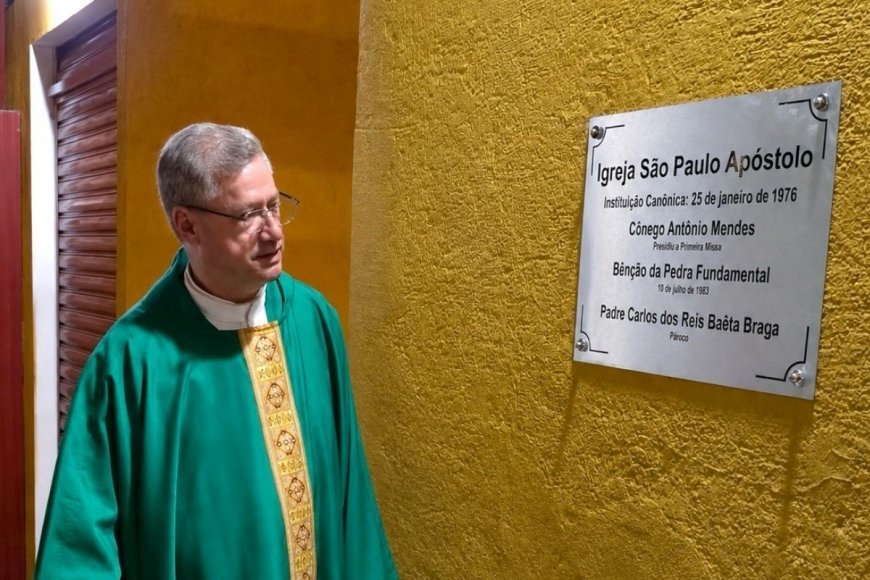 Celebração marca reinauguração da Igreja São Paulo Apóstolo em Viçosa