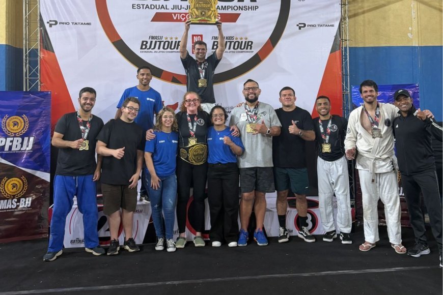 Viçosa recebe etapa estadual de Jiu-Jitsu e equipe local conquista título por equipes