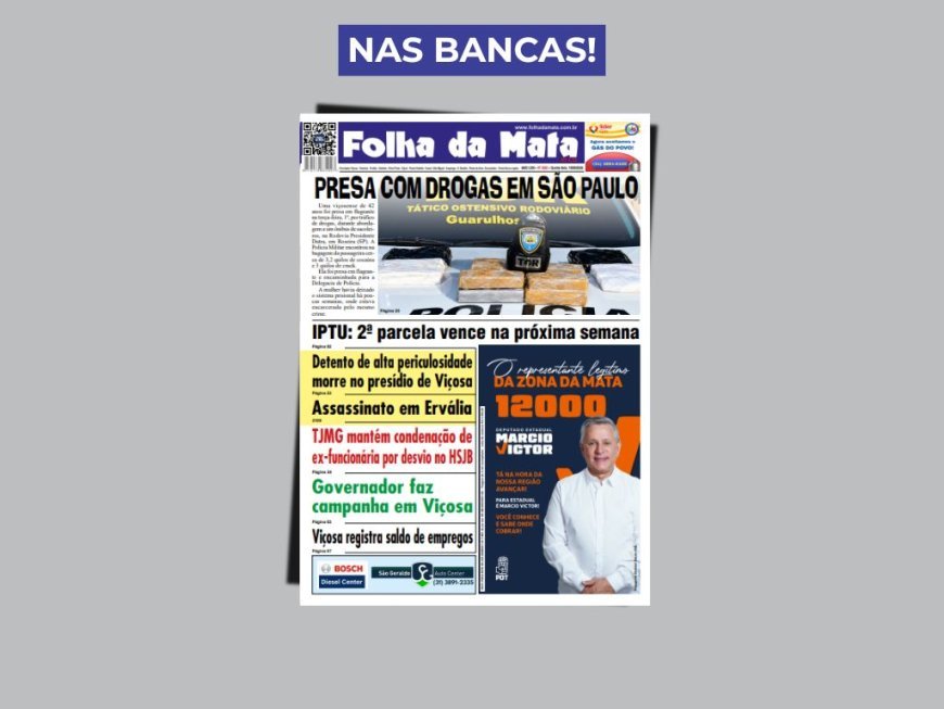 ADQUIRA A SUA VERSÃO! Edição impressa 3664 - 10/09/2026