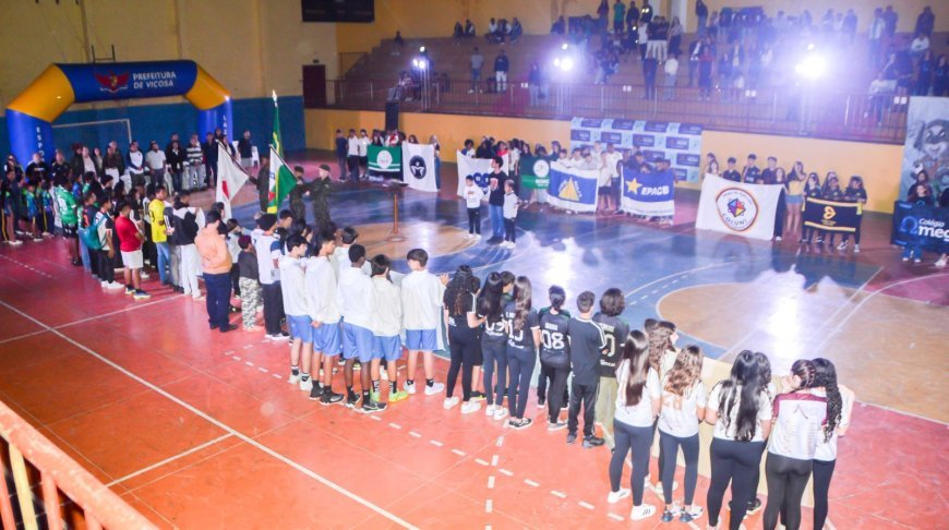 JEVs 2026 começam nesta segunda com sete jogos de futsal