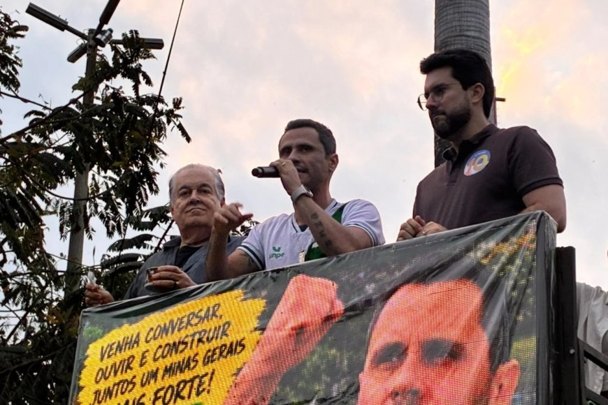 Cleitinho Azevedo cumpre agenda de campanha em Viçosa