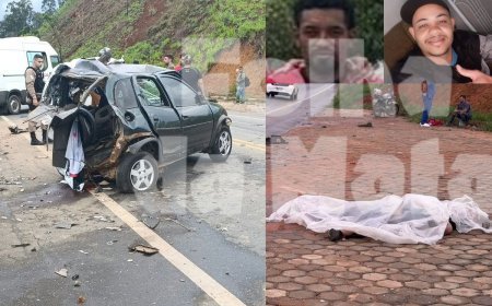 Duas pessoas morrem em acidente entre VRB e São Geraldo