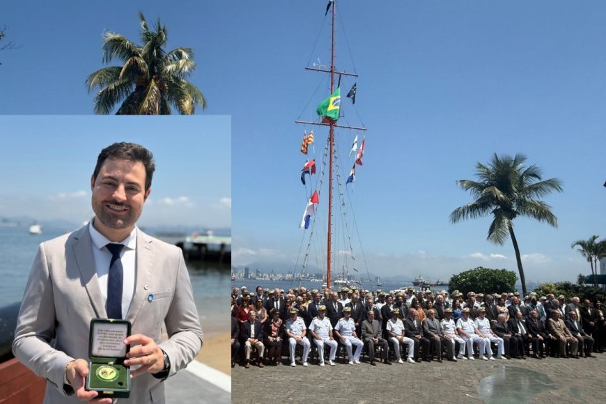 Professor da UFV se torna o mais jovem a receber título específico da Marinha do Brasil
