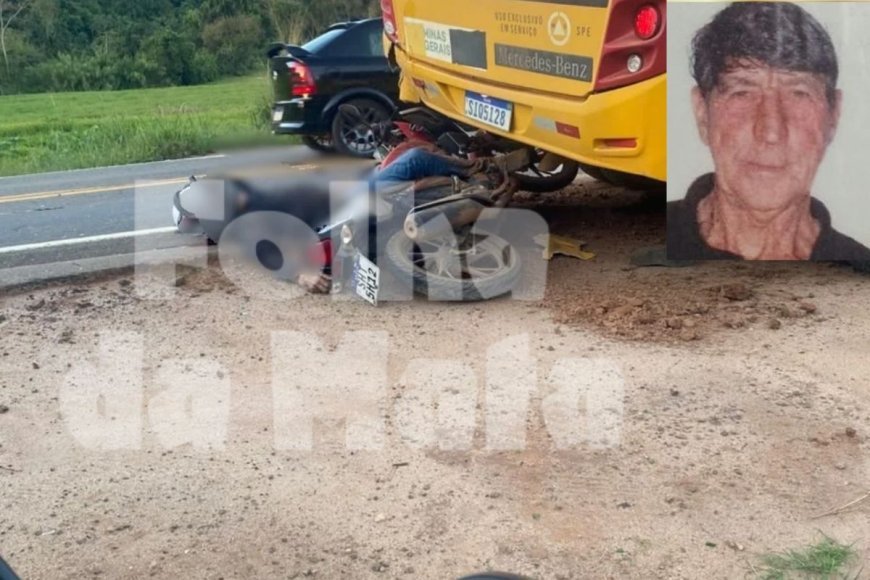 Idoso morre em grave acidente na rodovia entre Coimbra e Ervália
