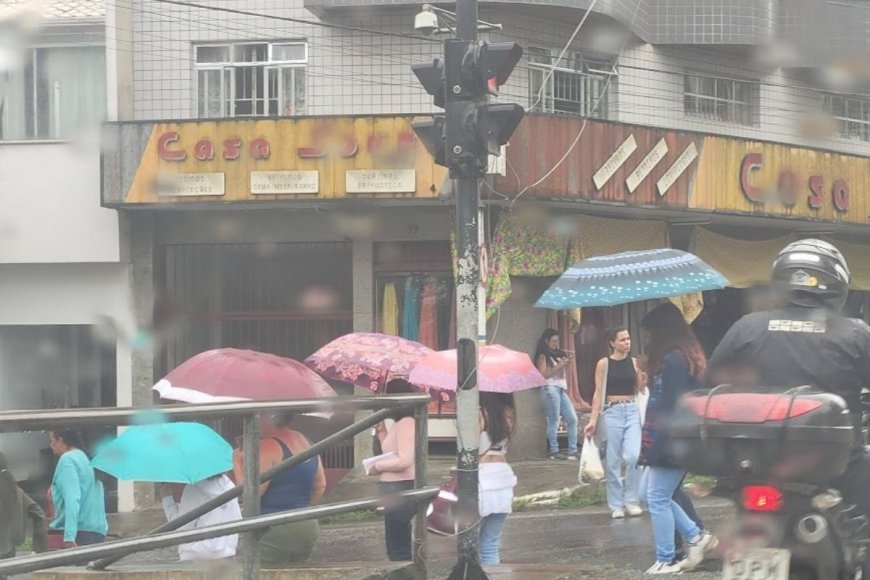 Inmet prevê final de semana chuvoso em Viçosa e região