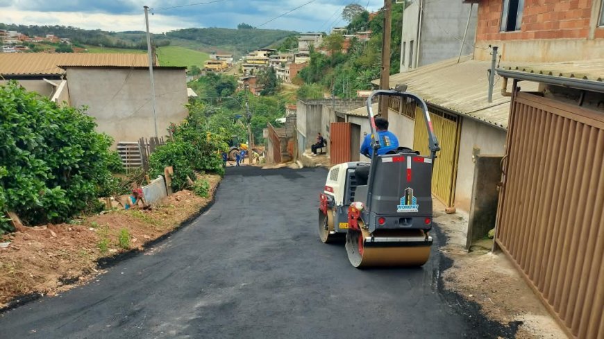 Vias de Nova Viçosa recebem intervenções do Programa Mais Asfalto