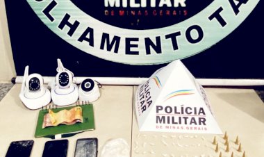 Polícia prende três por tráfico de drogas no Laranjal