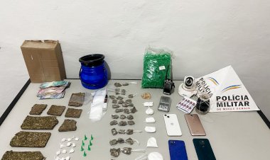 PM de Ervália prende autor por tráfico de drogas e corrupção de menores