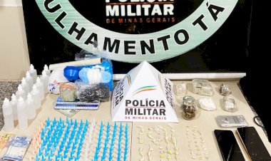 Polícia Militar prende homem com grande quantidade de drogas em Viçosa