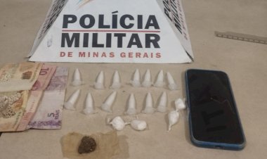Polícia prende autor por tráfico de drogas no centro de Viçosa