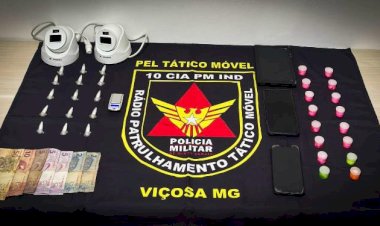 Homem é preso por tráfico de drogas no João Brás em Viçosa