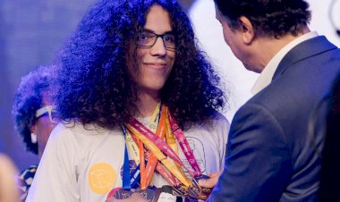 Ex-aluno do Coluni conquista sua 7ª medalha de ouro em olimpíada nacional de matemática