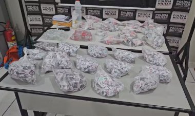 Polícia apreende  explosivos e grande quantidade de drogas  em Muriaé