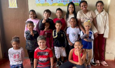 CRAS de Canaã encerra projetos anuais com festa para crianças participantes da Brinquedoteca e Hortapedagógica