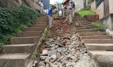 PMV realiza obras de drenagem e calçamento nos bairros Bela Vista e Barrinha