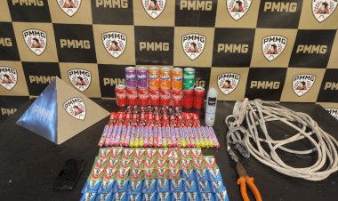 PM prende homem em flagrante após furto a comércio no Centro de Viçosa